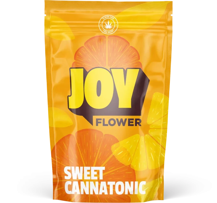 Fleur de CBD SWEET CANNATONIC, aux saveurs boisées et notes d'agrumes, élevée en intérieur pour une qualité supérieure.